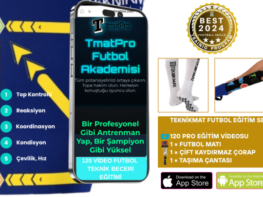 TEKNİKMAT 120 Futbol Eğitim Paketi 2 | KAYDIRMAZ ÇORAP | SARI LACİVERT FUTBOL MATI HEDİYELİ